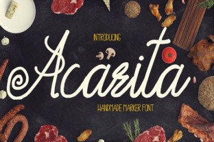 Acarita: The Handmade Marker Font That Brings Authenticity to Modern Design