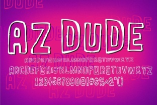 AZ Dude: Evaluating the Playful Outline Font for Your Design Projects