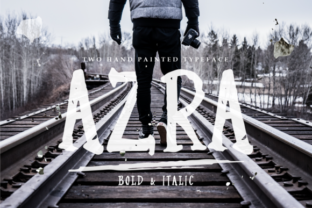 Azra: The Rough-Edged Brush Font That Brings Authentic Grit to Modern Design