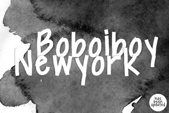 Boboiboy Newyork: A Handwritten Font That Bridges Creativity and Practical Workflows