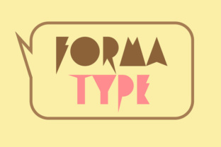 Forma Type: A Playful, Sharp Font Built for Impact