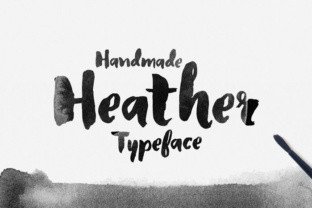 Heather — A Handmade Typeface with Natural Character