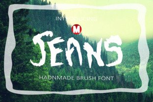 Jeans: Handmade Brush Font for Modern Designs