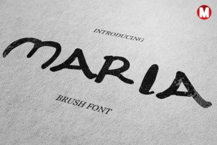 Maria: A Fresh Brush Font for Modern Designs