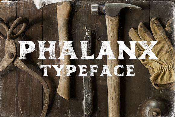 Phalanx: A Hand-Drawn Typeface That Brings Vintage Character to Modern Design