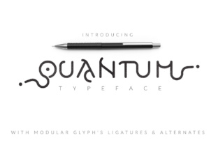 Quantum Typeface: Modular Design for Modern Branding