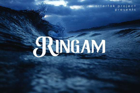 Ringam: A Display Typeface with Vintage Character