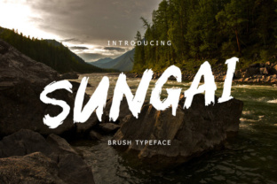 Sungai Brush: A Handpainted Font Built for Real Creative Projects