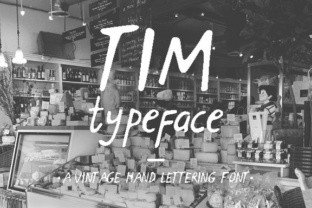 Tim: A Relaxed Display Font for Un-Stuffy Design