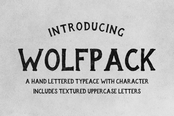 Wolfpack: The Handcrafted Typeface That Brings Grit and Character to Modern Branding