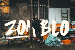 Zomblo: A Hand-Painted Font for Bold Design Impact